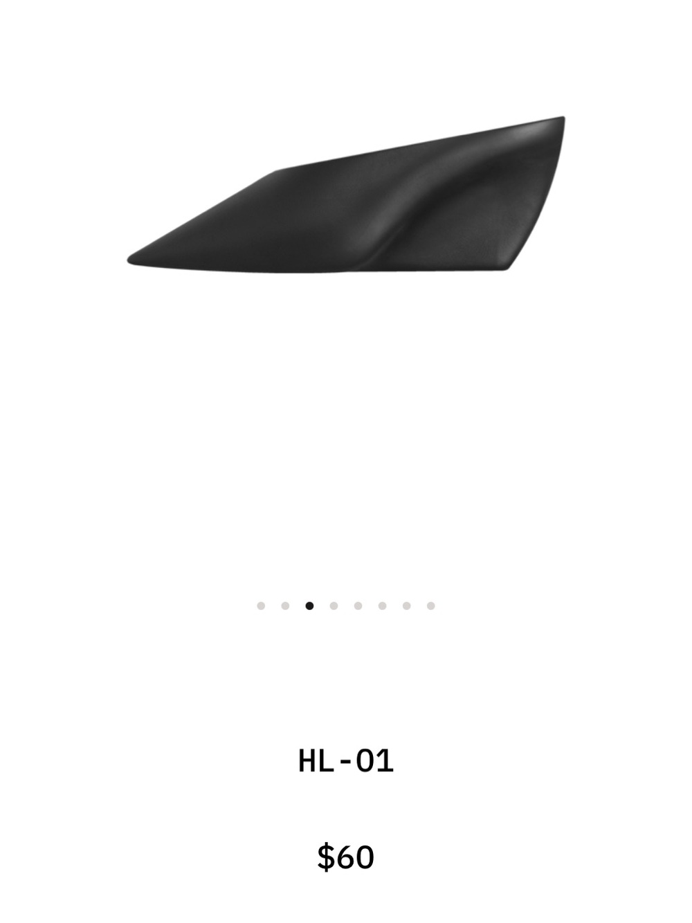 Yeezy Black Pointed Slip-On Mule